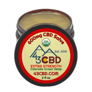 43CBD Organic CBD Oil Salve Extra-Strength