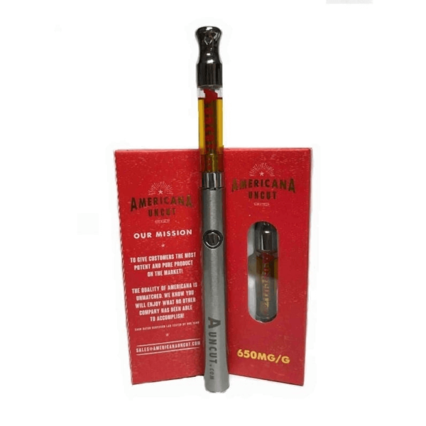 Americana Uncut 650MG CBD Vape Cartridge