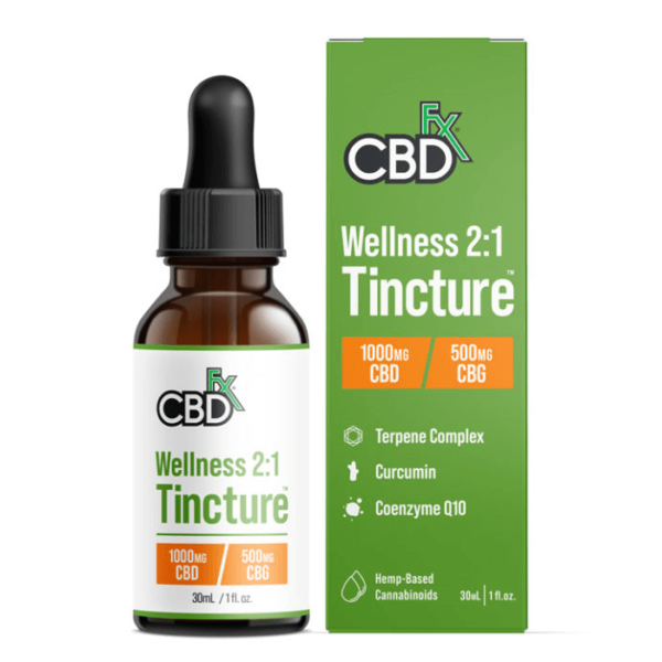 CBDfx CBD+CBG Oil Wellness Tincture