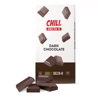 Chill Plus Delta-8 THC Dark Chocolate Bar