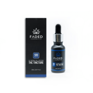 Faded Cannabis Co 500mg THC Tincture