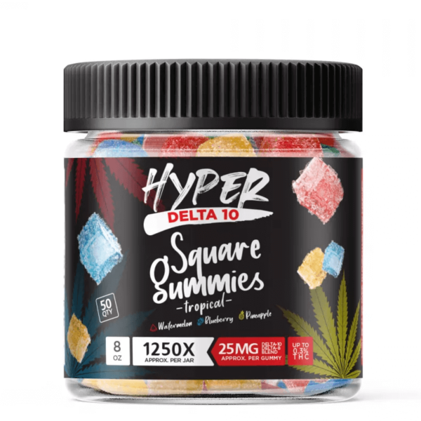 Hyper Delta 10 Square Gummies EU