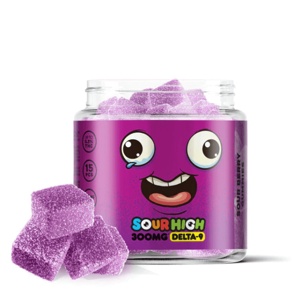 Sour High Delta 9 Gummies 300MG